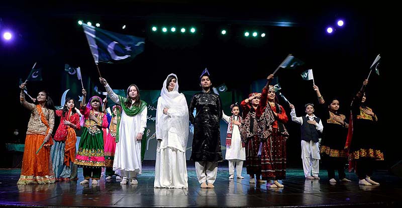Puppet show being performed during Quaid-e-Azam Muhammad Ali Jinnah Birthday Ceremony at Pakistan National Council of the Arts