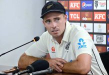 New Zealand's Cricket Team captain Tim Southee addressing pre-series press conference ahead of the first Test match at the National Stadium.