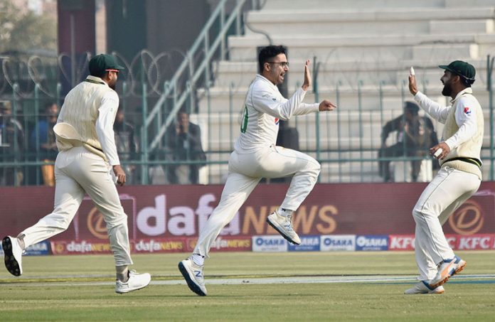 Mystery spinner Abrar destroys England batting line up Mystery spinner Abrar destroys England batting line up