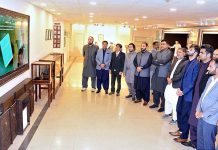 Participants of the 9th National Parliamentary Development Course (NPDC) at PIPS visiting Senate Museum at Parliament House
