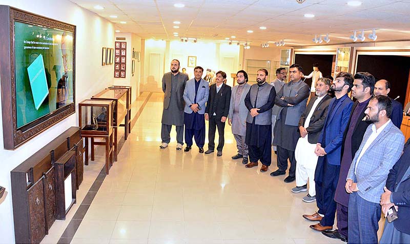 Participants of the 9th National Parliamentary Development Course (NPDC) at PIPS visiting Senate Museum at Parliament House