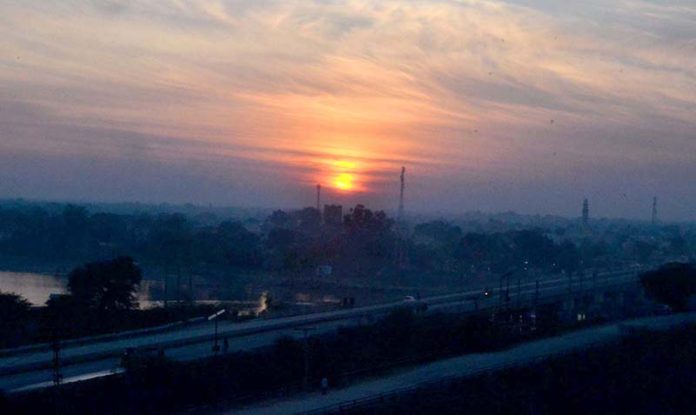 An eye catching view of Last Sunset of the year 2022