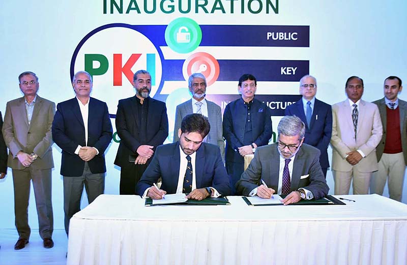 Federal Minister for IT & Telecom Syed Amin Ul Haque inaugurates Public key Infrastructure (PKI) for National Root Certification Authority