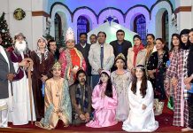 A Group photograph of participants with Chief Guest Dr. Zeno for upcoming Christmas at Local Church