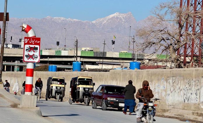 A Beautiful view of snow Cover Mountains at Provincial Capital.