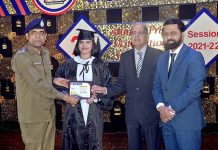 SSP Rao Naeem Shahid distributes awards during annual prize distribution ceremony organized by Britain School and Colleges Arts Council