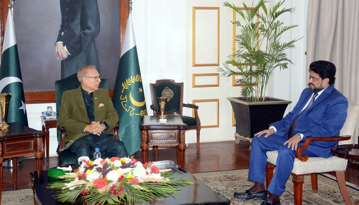 Sindh Governor calls on President