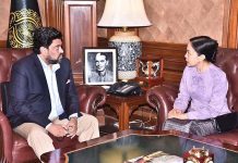The Royal Thai Consulate-General calls on Sindh Governor Kamran Khan Tessori at Governor House