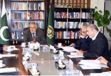 Mr. Jawed Ali Manwa, Finance Minister Gilgit-Baltistan and his team called on Federal Minister for Finance and Revenue, Senator Mohammad Ishaq Dar at the Finance Division