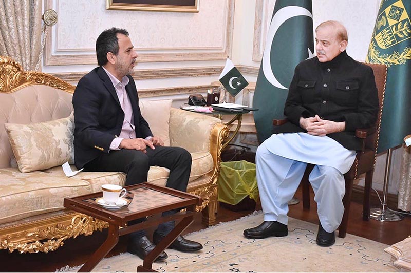 Member Provincial Assembly Sardar Awais Ahmed Khan Laghari calls on Prime Minister Muhammad Shehbaz Sharif.