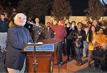 The German Ambassador to Pakistan H.E. Alfred Grannas addressing in Charity Christmas Market organized by the Embassy of the Federal Republic of Germany at Serena Hotel.