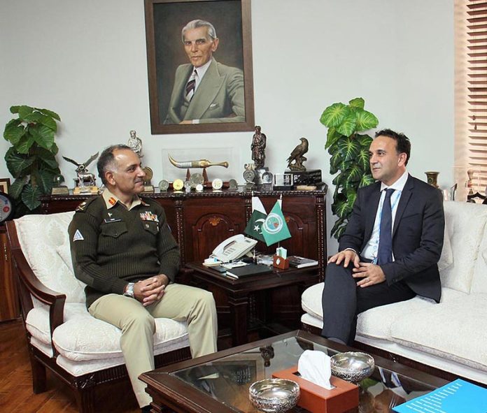 Carlos Geha, OCHA’s Head of Office for Pakistan called on Chairman NDMA Lt. General Inam Haider Malik at his office at PM Secretariat.