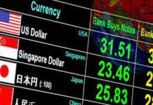 EXCHANGE RATES FOR CURRENCY NOTES