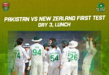 Pakistan makes 438 against New Zealand in 1st innings