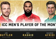 Shaheen Afridi, Buttler, Adil Rashid, shortlisted for ICC Men's Player of Month Award for November
