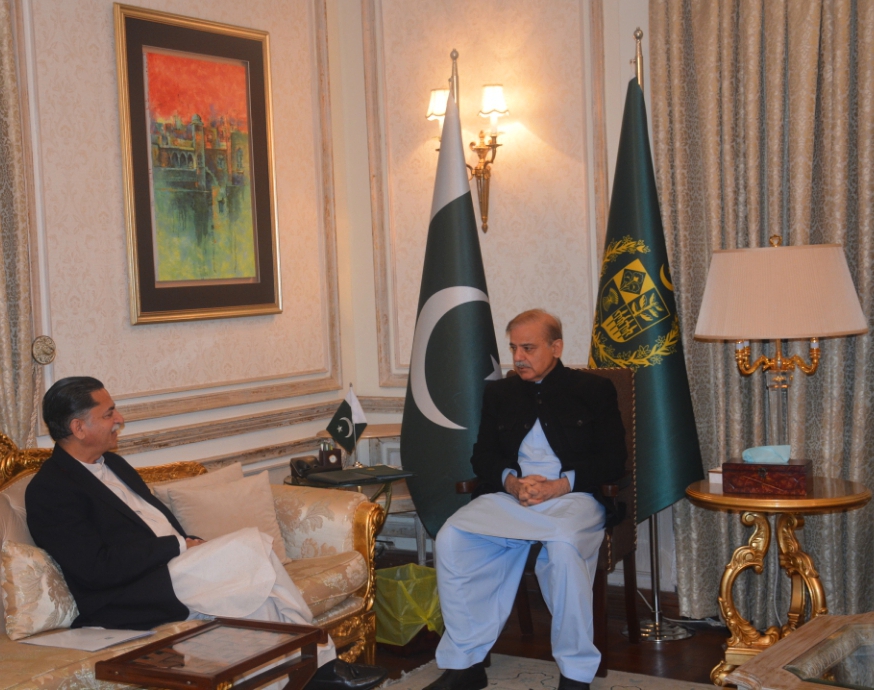 Mian Javed Latif calls on PM