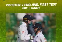 England 174 without loss at lunch on first day of Rawalpindi Test