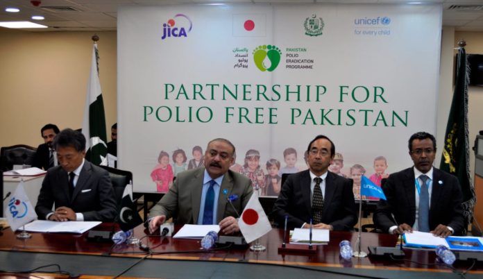 Japan provides US$ 3.87 mln grant for polio eradication efforts in Pakistan Japan provides US$ 3.87 mln grant for polio eradication efforts in Pakistan