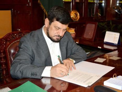 Governor KP signs summary to dissolve provincial assembly