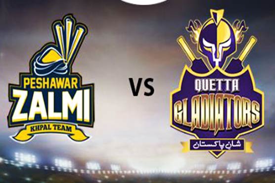 Quetta Gladiators vs Peshawar Zalmi match in Quetta on February 5