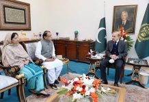 Acting Governor Balochistan Jan Muhammad Jamali and Senator Sana Jamali called on Prime Minister Muhammad Shehbaz Sharif