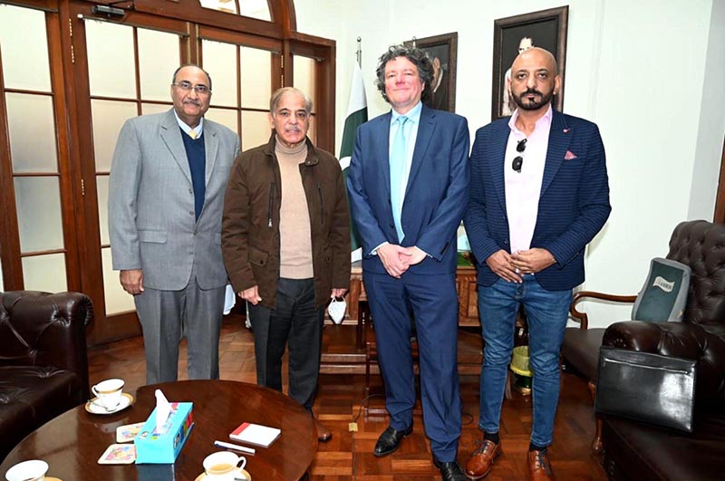 A delegation of German Press Federation led by its President Christian Zarm called on Prime Minister Muhammad Shehbaz Sharif.