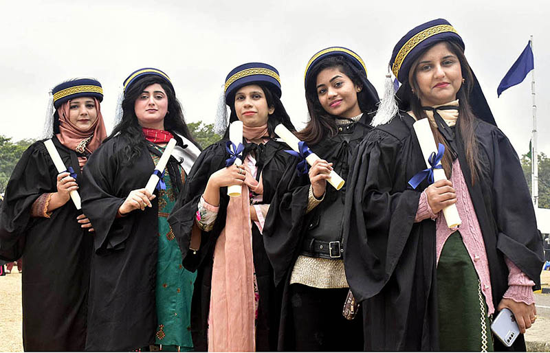 Students during Ripha University 17th convocation at Convention Centre