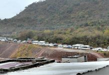 Massive traffic came from Murree jammed due to construction of Bhara Kaho Bypass
