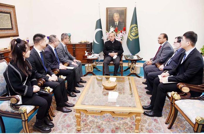 A delegation of SK Hydro led by CEO, Mr. He Xiongfei calls on Prime Minister Muhammad Shehbaz Sharif