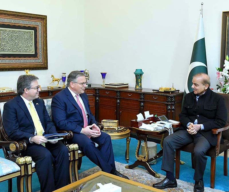 U.S Ambassador to Pakistan Mr. Donald Blome calls on Prime Minister Muhammad Shehbaz Sharif