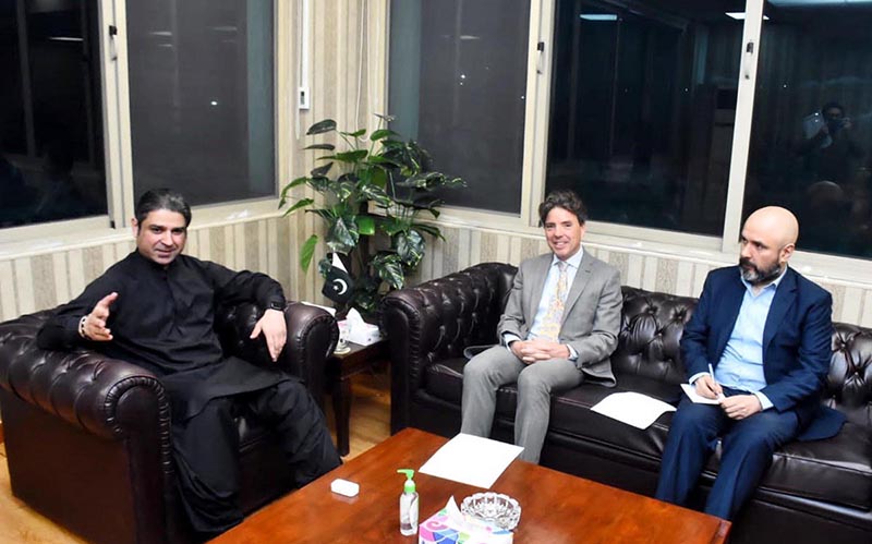 The Argentinian Ambassador to Pakistan, H.E. Mr. Leopoldo Francisco Sahores called on the Federal Minister for Inter-Provincial Coordination (IPC), Ehsan ur Rehman Mazari