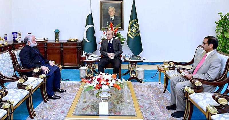 Federal Minister for Parliamentary Affairs, Mr. Murtaza Javed Abbasi calls on Prime Minister Muhammad Shehbaz Sharif