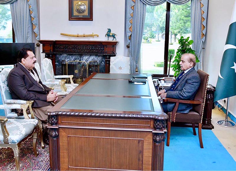 Federal Minister for National Food Security & Research, Ch. Tariq Bashir Cheema calls on Prime Minister Muhammad Shehbaz Sharif