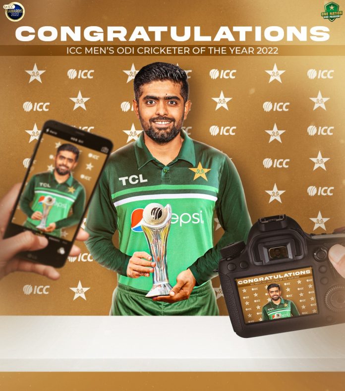 Chairman PCB Management Committee Najam Sethi congratulated Babar Azam for winning ICC award Chairman PCB Management Committee Najam Sethi congratulated Babar Azam for winning ICC award