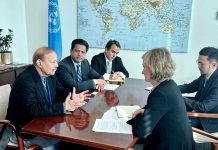 AJK President Barrister Chaudhry meets top UN officials on worsening situation in IIOJ&K