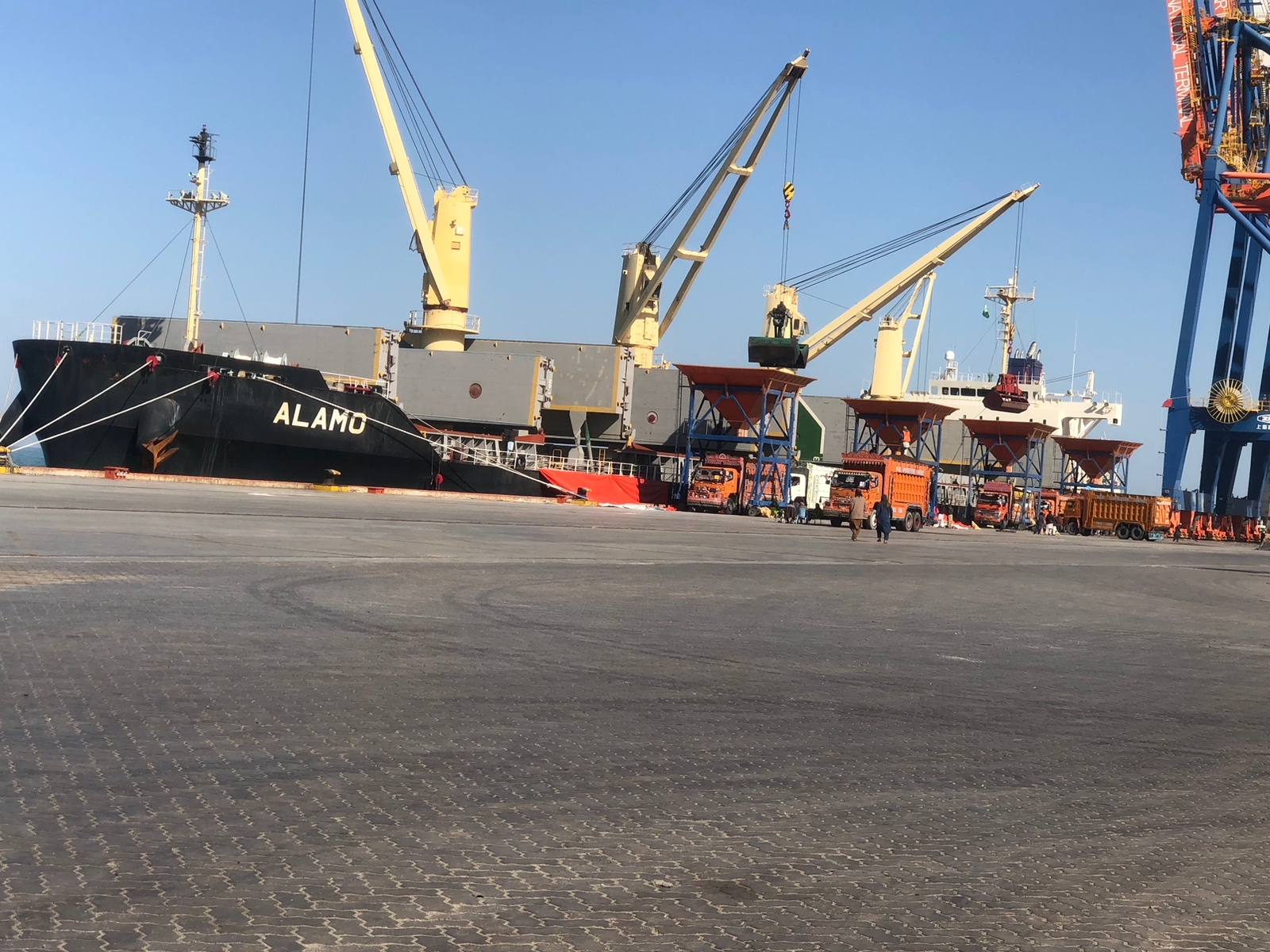 Gwadar port receives another bulk DAP vessel for Afghan Trade Transit