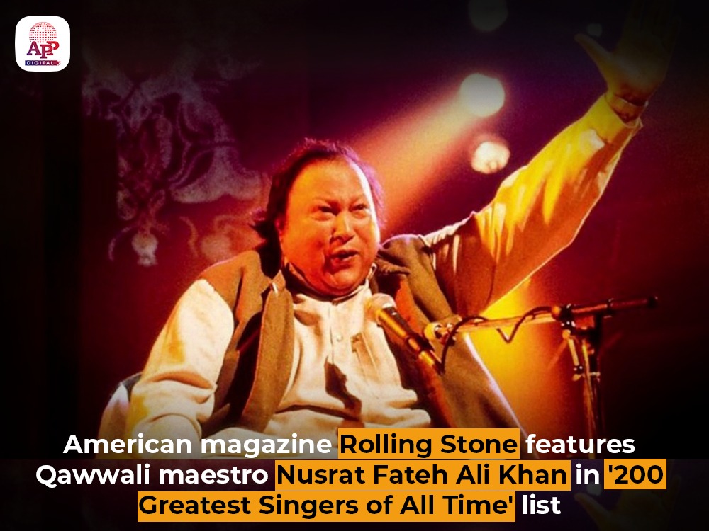 NFAK earns a spot in Rolling Stone's '200 Greatest Singers of All Time' list