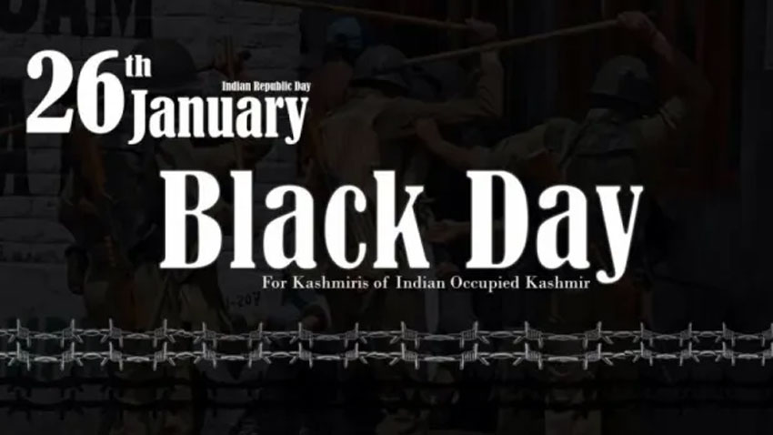Kashmiris observing India's Republic Day as Black Day today