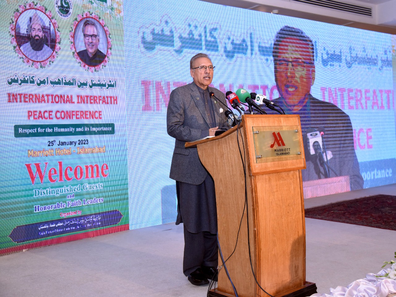 President for practicing Islamic teachings to ensure Inter-Faith harmony, global peace