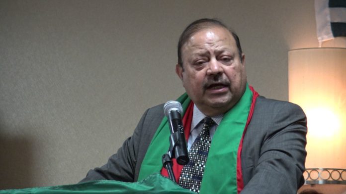 AJK President terms India's intransigence stumbling block in way of peaceful solution of Kashmir dispute AJK President terms India's intransigence stumbling block in way of peaceful solution of Kashmir dispute