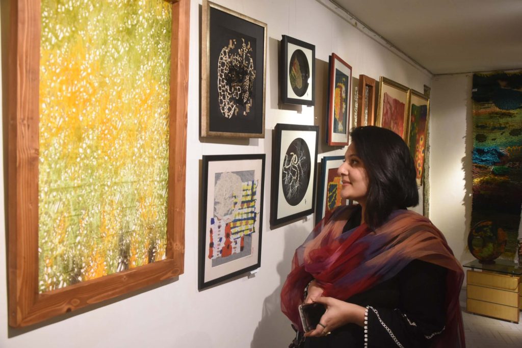 Fiber art exhibition kicks off