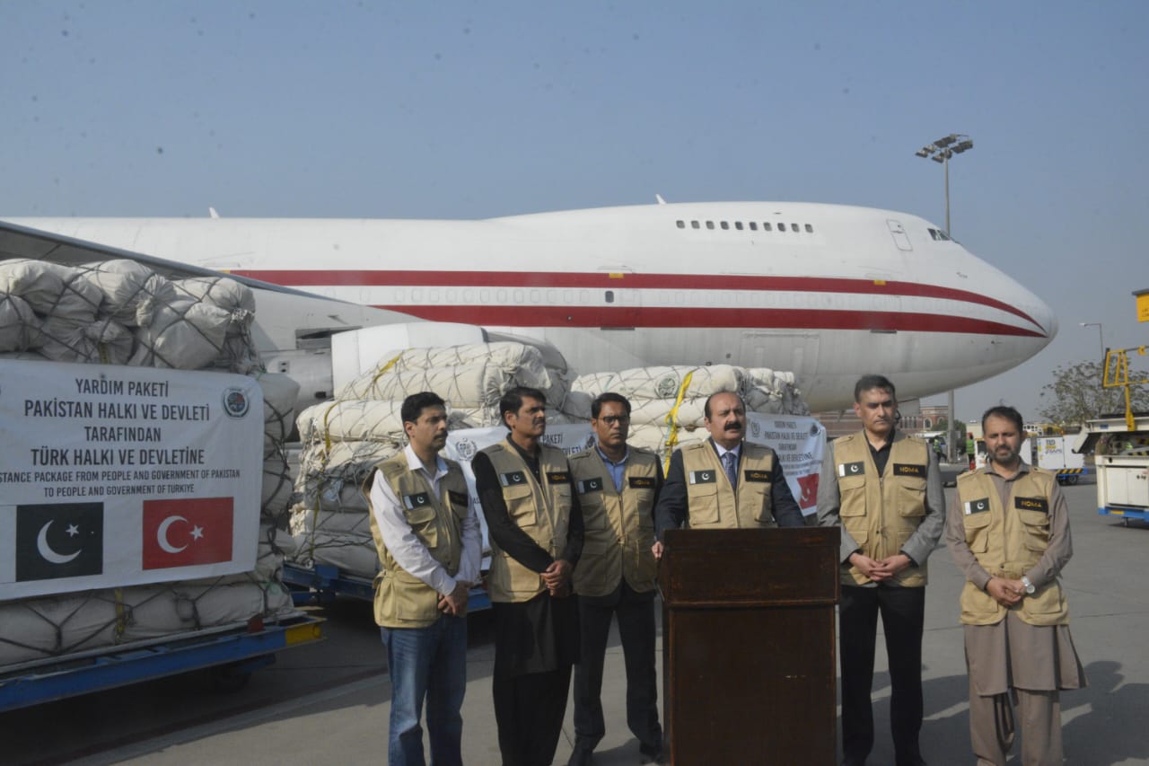 NDMA dispatches 4th cargo plane carrying relief assistance to quake-hit Turkiye