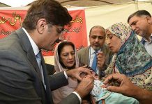CM Sindh launches week-long anti-polio drive to cover 16 high-risk districts