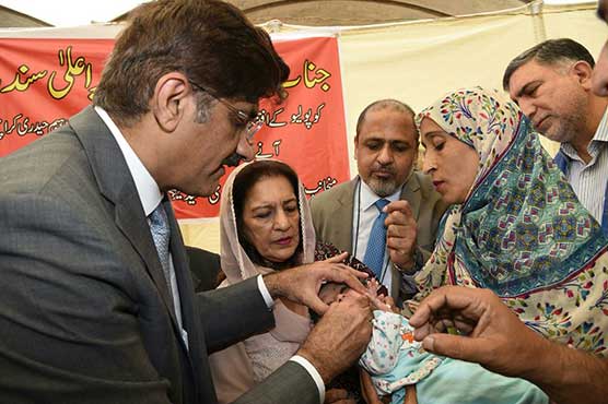 CM Sindh launches week-long anti-polio drive to cover 16 high-risk districts