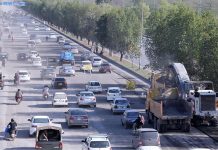 Patchwork continues on Highway through heavy Machinery by CDA
