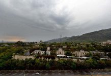 A beautiful view of clouds hovering over the skies of Federal Capital.