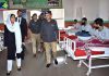 District and Session Judge Jazeela Aslam visiting the District Jail Hospital.