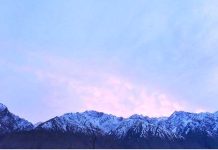 An attractive and eye catching view of sun set