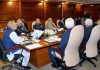 President of the Islamic Republic of Pakistan Dr. Arif Alvi chairing first meeting of Air War College Institute Senate at AWCI, PAF Base Faisal