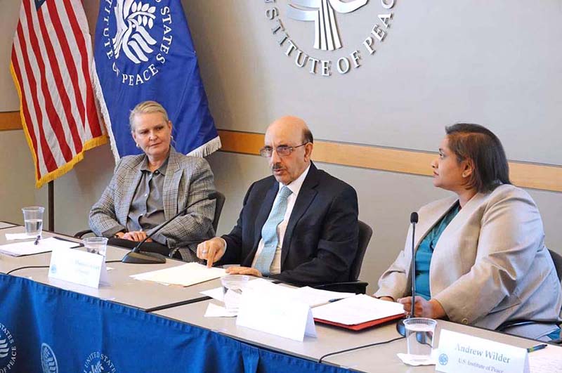 Ambassador Masood Khan addresses United States Institute of Peace on Pak-US relations